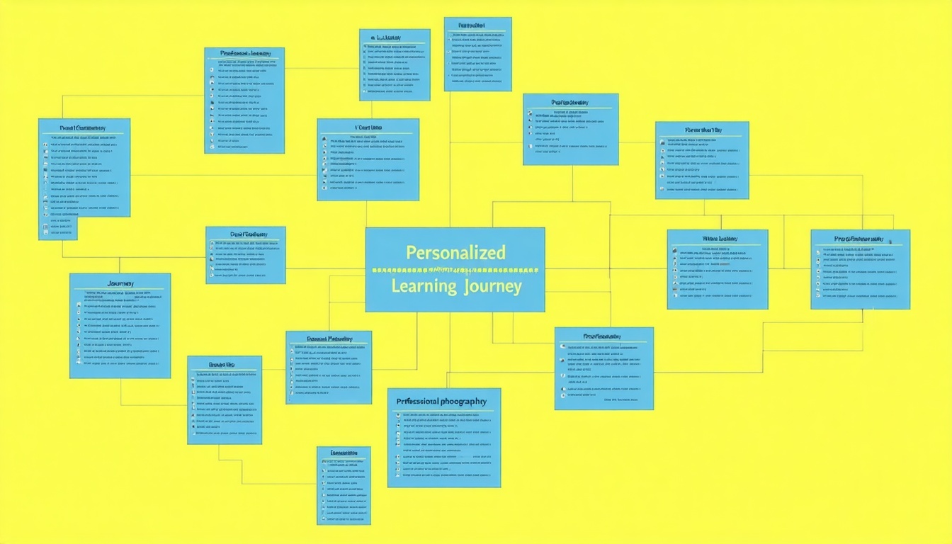 Personalized learning journey flowchart